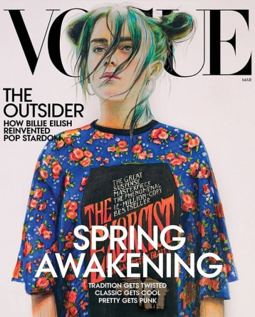 Рисунок российской школьницы попал на обложку VOGUE